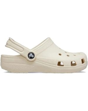 Crocs™ Clogs Mit Perforiertem Logo-Patch - Weiß