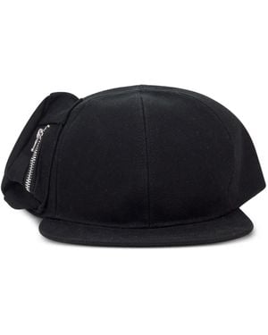 Who Decides War Zip Window Baseball Cap - Black