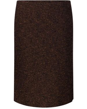 Gucci Klassischer Midirock - Braun