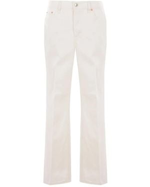 Gucci Jeans Met Logopatch - Wit