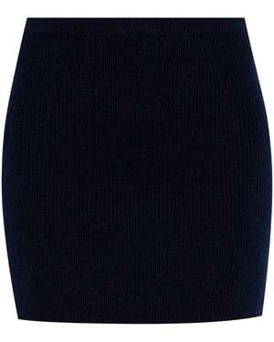 Lisa Yang Minijupe En Cachemire - Bleu