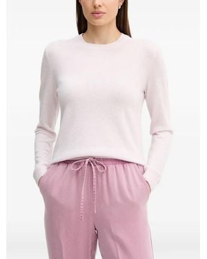 Benetton Crew-Neck Long-Sleeve Jumper - Pink