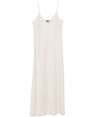 Lorena Antoniazzi V-Neck Slip Dress - White
