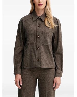 Sessun Long Sleeve Shirt - Brown