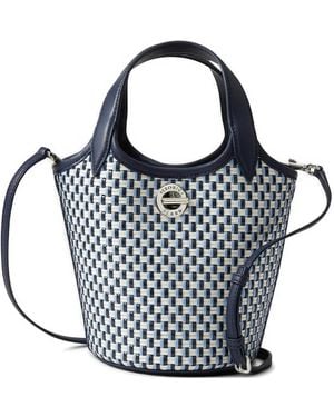Veronica Beard Bolso Bombonera Anchor - Azul