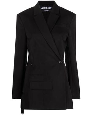 Jacquemus La Veste Tibau Blazer Jacket - Black