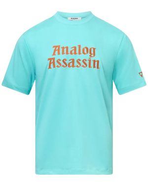 Black Jack Jewelry Detail-Appliqué T-Shirt - Blue