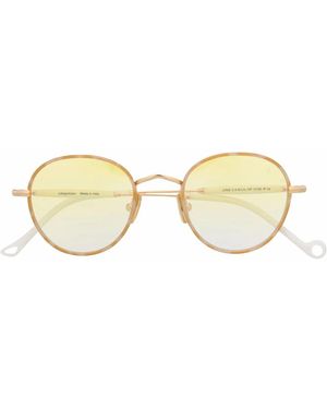 Eyepetizer Round-Frame Sunglasses - Yellow