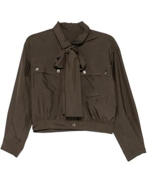 JNBY Tie-Neck Jacket - Brown