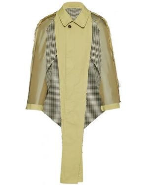 Maison Margiela Décortiqué Trench Cotton Scarf - Green