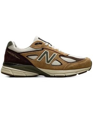 New Balance 990V4 Trainers - Brown