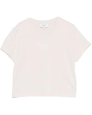 Maison Kitsuné Palais Royal Logo-Print T-Shirt - White