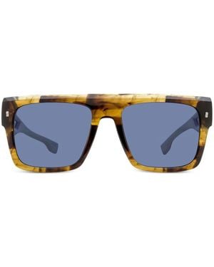 DSquared² Square-Frame Sunglasses - Blue
