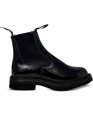 Tricker's Paula Lug-Sole Boots - Black