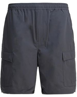 Daiwa Pier39 Elasticated-Waist Cargo Shorts - Blue