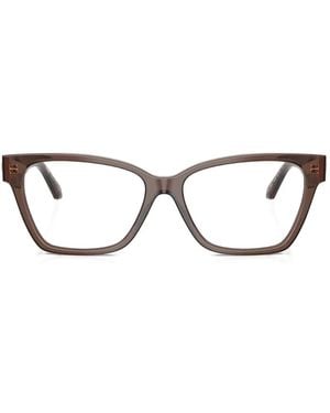 Versace Brille Mit Butterfly-Gestell - Braun