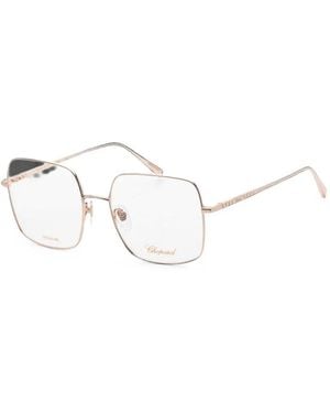 Chopard Geometric-Frame Glasses - White