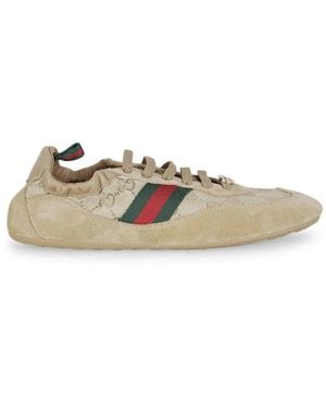 Gucci Shift Gg Trainers - Natural