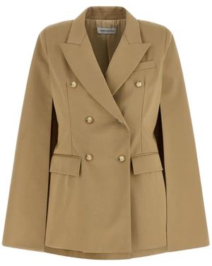Federica Bonifaci Double-Breasted Blazer - Natural