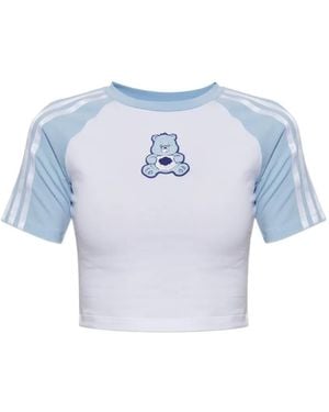 adidas X Care Bears Raglan-Sleeve T-Shirt - Blue
