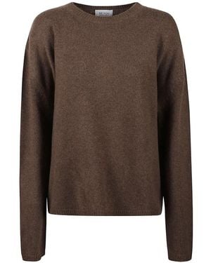 Be You Crew-Neck Long-Sleeved Jumper - Brown