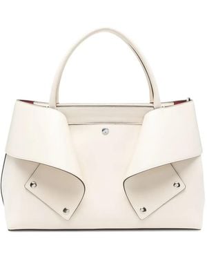 TOTEME Mercer Leather Tote Bag - White