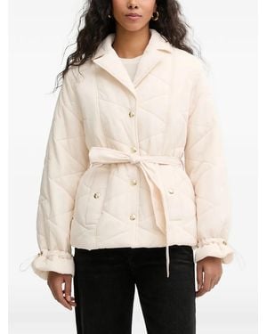 Liu Jo Quilted Jacket - Natural