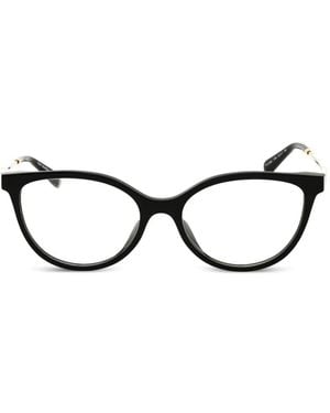 Tory Burch Lunettes De Vue À Plaque Logo - Black