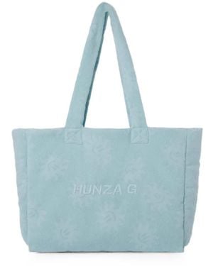 Hunza G Sunny Beach Bag - Blue