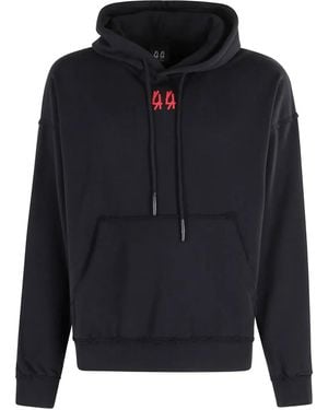 44 Label Group Hoodie À Logo Imprimé - Blue