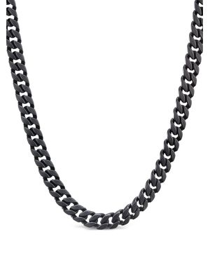 David Yurman Curb Chain Halskette (8Mm) - Schwarz