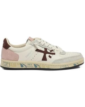 Premiata Bskt Clayd 8284 Sneakers - White
