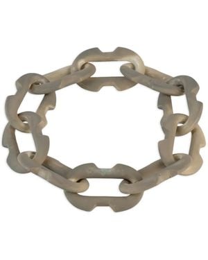 Parts Of 4 Deco-Link Chain Necklace - Metallic