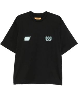 Replay Logo-Print T-Shirt - Black