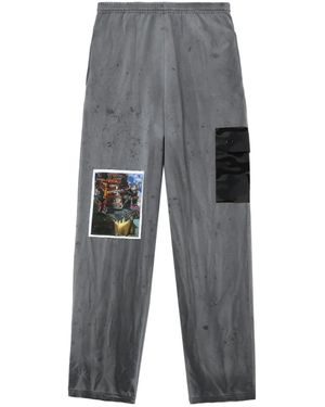 WESTFALL Tapered-Hose Mit Grafischem Print - Grau