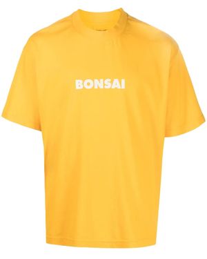 Bonsai T-Shirt À Logo Imprimé - Yellow
