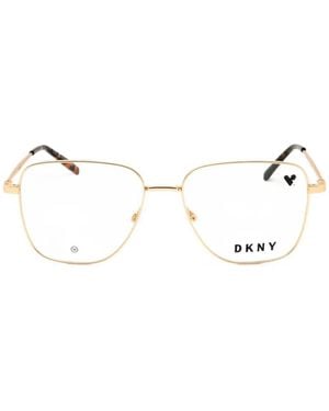 DKNY Square-Frame Glasses - Natural