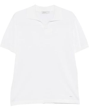 Jonathan Simkhai Fine-Knit V-Neck T-Shirt - White