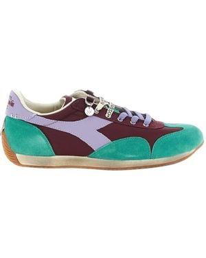 Diadora Equipe Colour-Block Sneakers - Blue