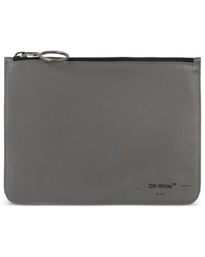 Off-White c/o Virgil Abloh Zip Wallet - Grey