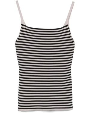 GIMAGUAS Camu Striped Top - Black