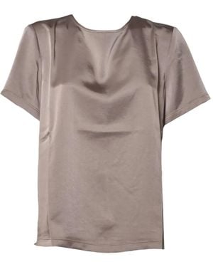 Weekend by Maxmara Crew-Neck Short-Sleeve T-Shirt - Grey
