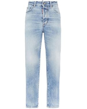 DSquared² Jeans Mit Geradem Bein - Blau