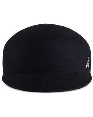 Patrizia Pepe Logo-Plaque Baker Boy Hat - Blue