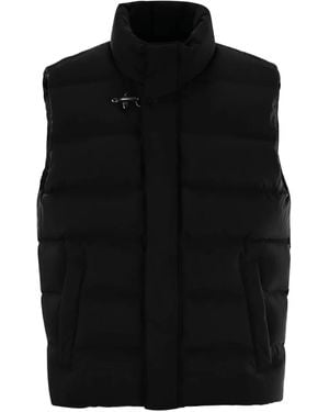 Fay Chaleco acolchado con cuello alto - Negro