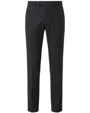 Incotex Slim-Fit Tailored Pants - Black