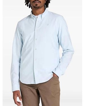 Timberland Camisa con cierre de botones - Azul