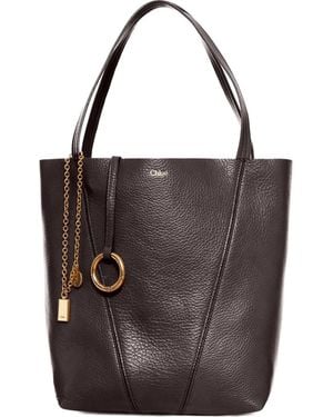 Chloé Spin Tote Bag - Black