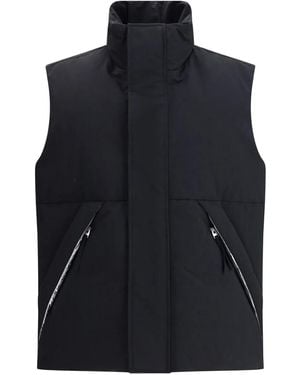 Laminar Zip-Pocket Quilted Gilet - Blue