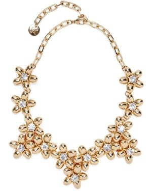 Carolina Herrera Collana Flower Cluster - Metallizzato